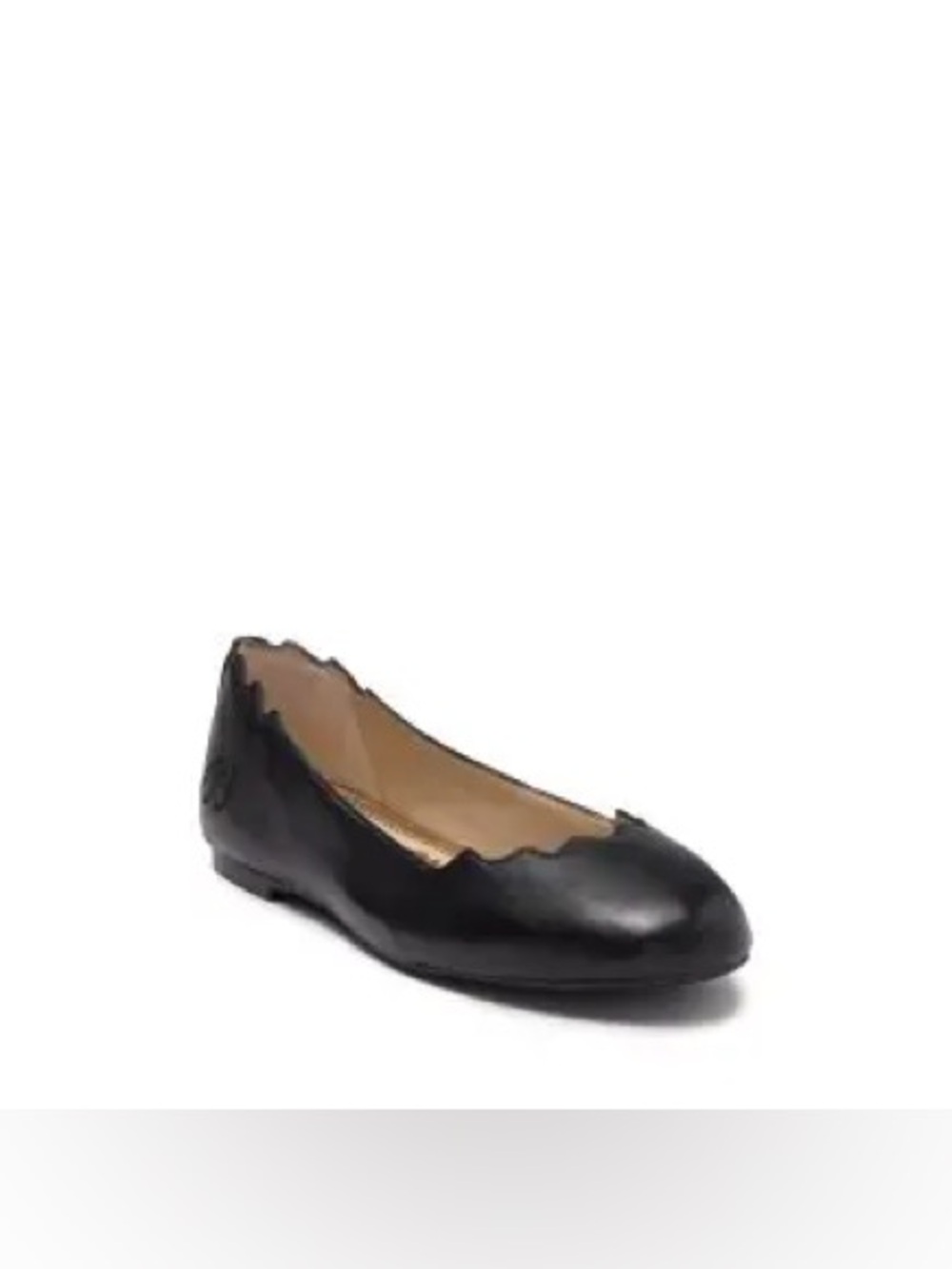 Sam Edelman Augusta Leather Scalloped Flats